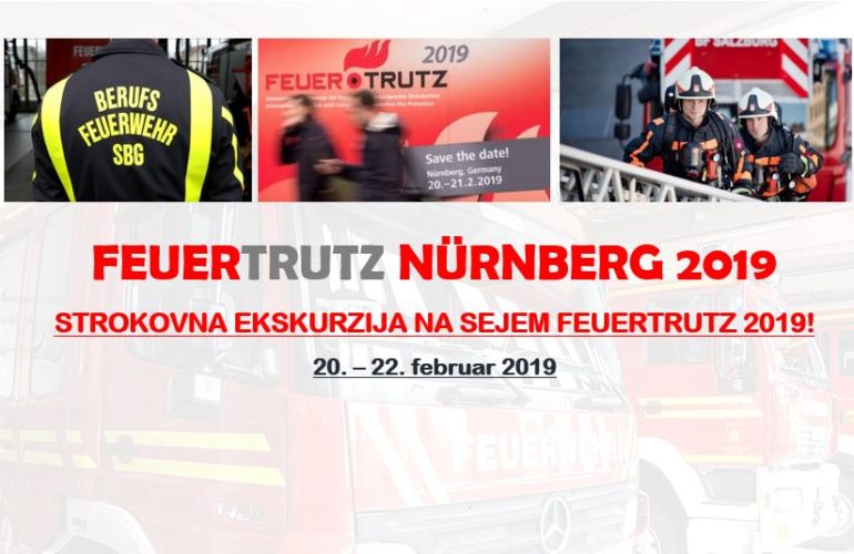Program strokovne ekskurzije na sejem FEUERTRUTZ 2019
