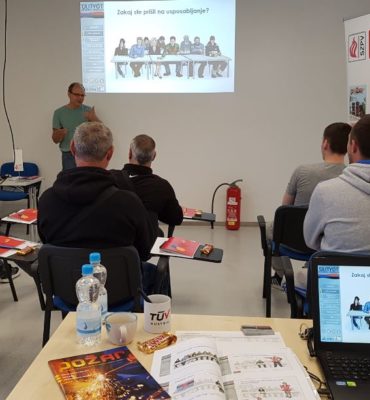 Usposabljanje tujcev za požarnovarno izvajanje vročih del